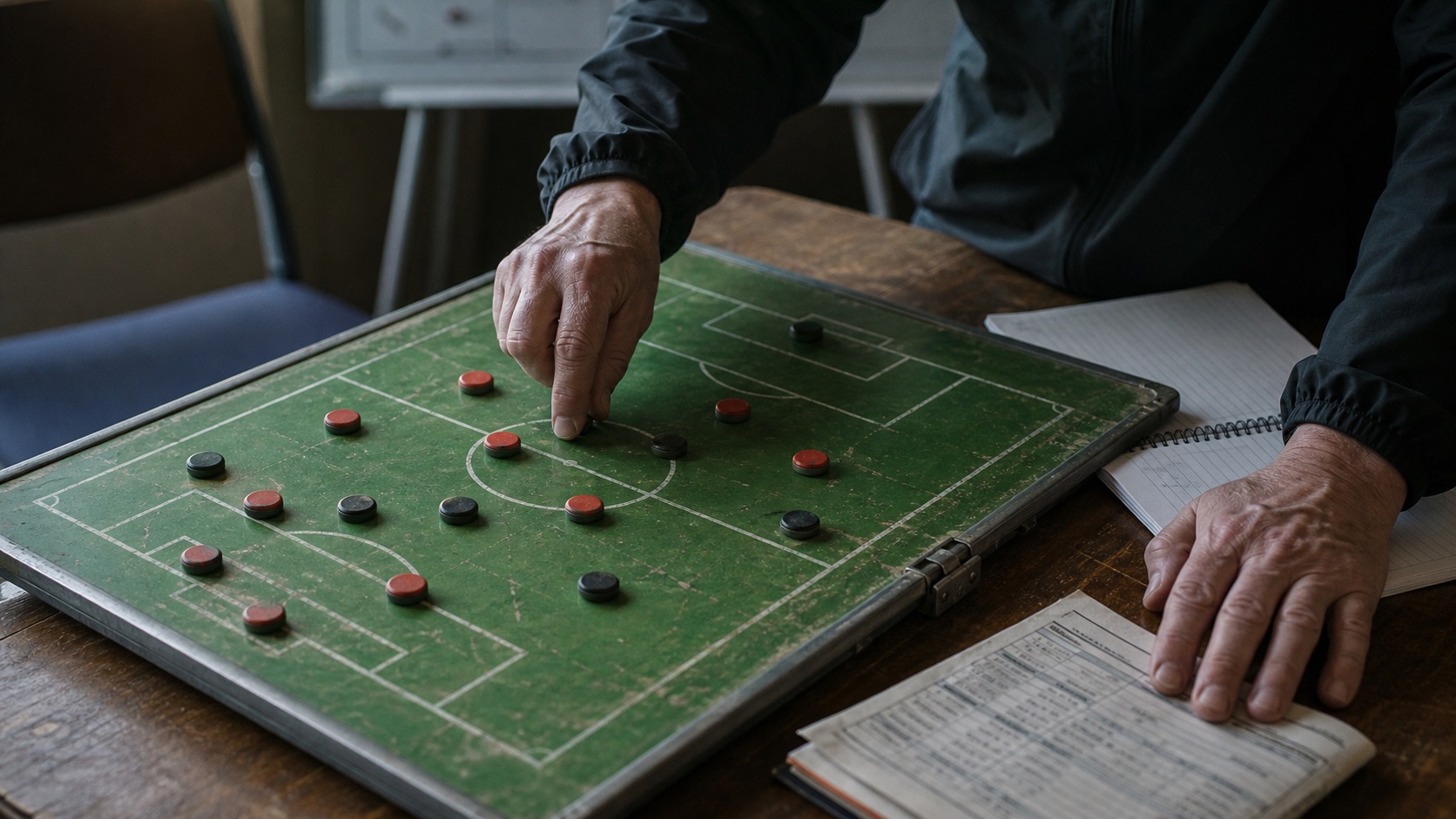Fantasy Süper Lig 4. hafta kadrosu için hazırlanan futbol taktik tahtası